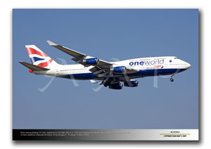 LHR-290 - British Airways Boeing 747-436 - G-CIVI (Msn 25814 Ln 1079) is wearing One World titles