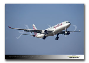 LHR-294 - Qatar Airways Airbus Industries A330-302 - A7-AEJ (Msn 826)
