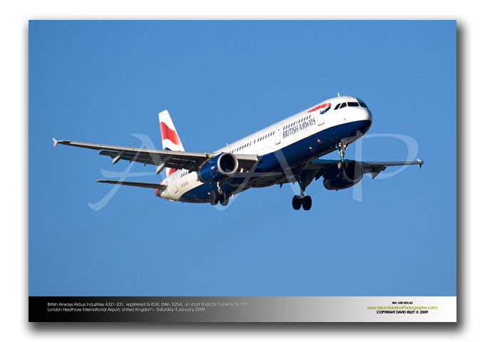 LHR-303 - British Airways Airbus Industries A321-231 - G-EUXL (Msn 3254)