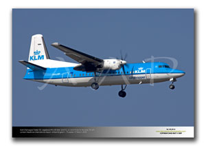 LHR-309 -KLM Cityhopper Fokker 50 - PH-LXR (Msn 20277)