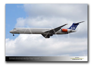 LHR-323 - SAS Skandinavian Airlines McDonnell Douglas MD-82 - SE-DIK (Msn 49728 Ln 1553)