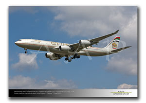 LHR-327 - Etihad Airways Airbus Industries A340-541- A6-EHB (Msn 757)