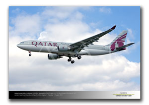 LHR-329 - Qatar Airways Airbus Industries A330-202 - A7-ACC (Msn 511)