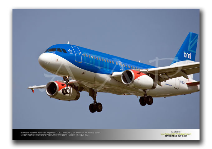 LHR-335 - BMI Airbus Industries A319-131 - G-DBCJ (Msn 2981)