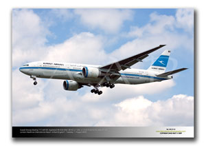 LHR-337- Kuwait Airways Boeing 777-269 ER - 9K-AOA (Msn 28743 Ln 125),