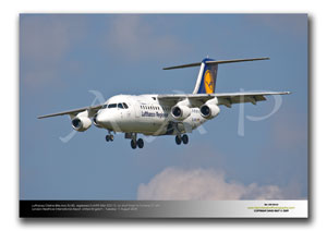 LHR-338- Lufthansa Cityline BAe Avro RJ-85 - D-AVRR (Msn E2317),