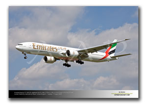 LHR-340 - Emirates Boeing 777-36N ER - A6-ECL (Msn 37704 Ln 748),