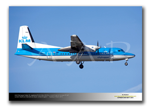 LHR-356 - KLM Cityhopper Fokker 50 - PH-KVI (Msn 20218)