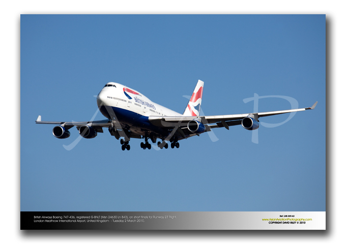 LHR-359 - British Airways Boeing 747-436 - G-BNLT (Msn 24630 Ln 843)