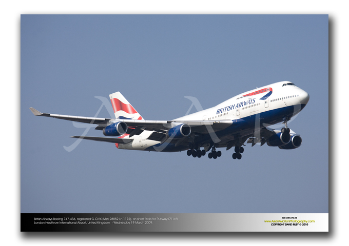 LHR-370 - British Airways Boeing 747-436 - G-CIVX (Msn 28852 Ln 1172)