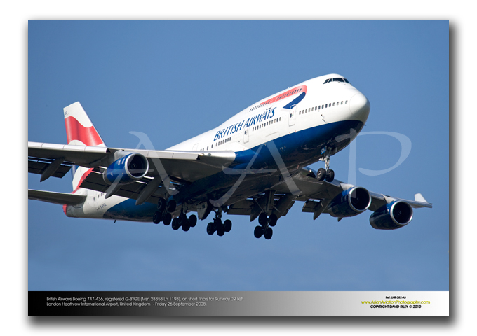 LHR-382 - British Airways Boeing 747-436 - G-BYGE (Msn 28858 Ln 1198)