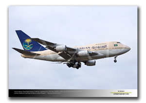 LHR-385 - Saudi Arabian Royal Flight Boeing 747SP-68 - A6-COM (Msn 22750 Ln 560)