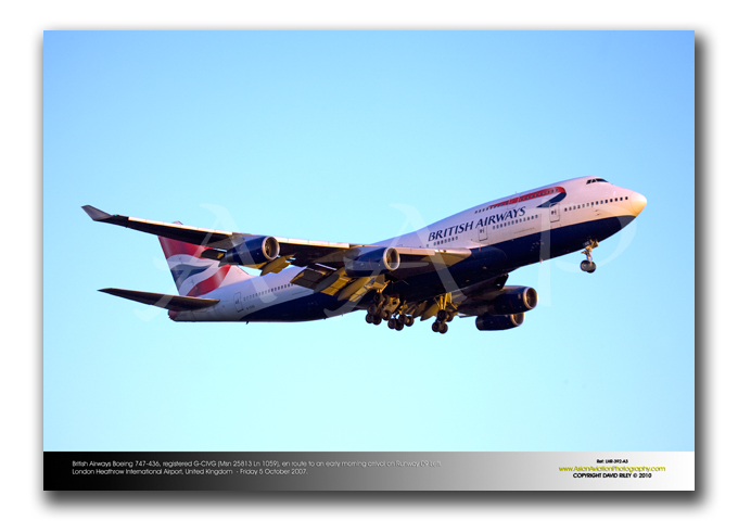 LHR-392 - British Airways Boeing 747-436 - G-CIVG (Msn 25813 Ln 1059)