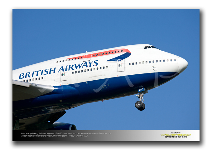 LHR-393 - British Airways Boeing 747-436 - G-BYGD (Msn 28857 Ln 1196)