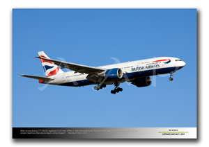 LHR-398 - British Airways Boeing 777-236 ER - G-VIIV (Msn 29964 Ln 228) is wearing the �Face-to-Face� logo