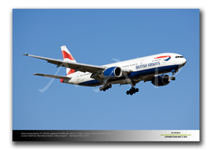 LHR-405 - British Airways Boeing 777-236ER - G-YMMI (Msn 30310 Ln 308)