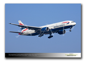 LHR-417 - British Airways Boeing 777-236 ER -  G-YMME (Msn 30306 Ln 275)