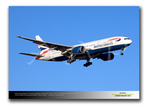 LHR-420 - British Airways Boeing 777-236 ER -  G-YMMF (Msn 30307 Ln 281)