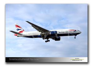 LHR-425 - British Airways Boeing 777-236 ER - G-VIIK (Msn 28840 Ln 117)