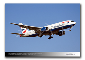 LHR-433 - British Airways Boeing 777-236 ER -  G-ZZZA (Msn 27105 Ln 6)