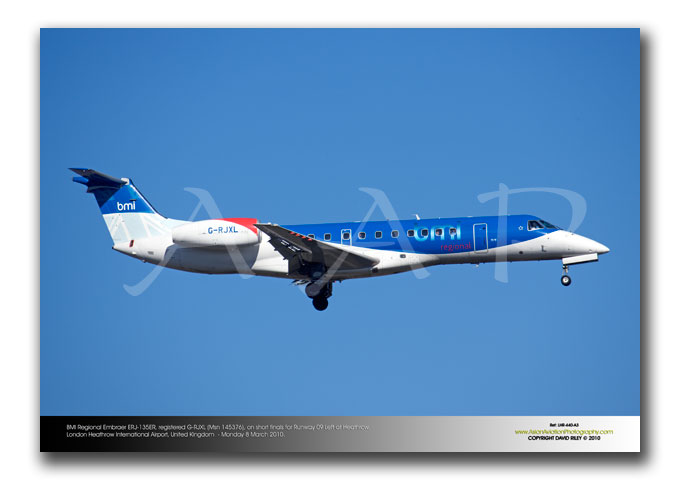 LHR-440 - BMI Regional Embraer ERJ-135 ER - G-RJXL (Msn 145376)