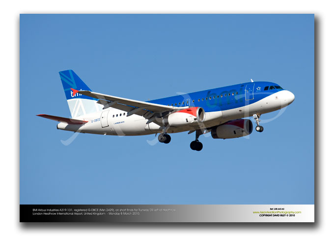 LHR-442 - BMI Airbus Industries A319-131 - G-DBCE (Msn 2429)