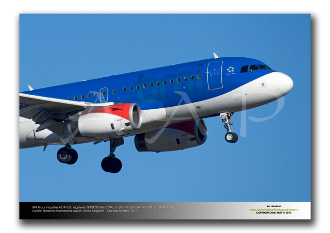LHR-443 - BMI Airbus Industries A319-131 - G-DBCG (Msn 2694)