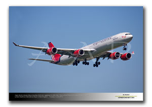LHR-460 - Virgin Atlantic Airways Airbus Industries A340-642 - G-VWKD (Msn 706) and named �Miss Behavin�