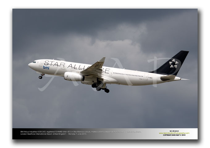 LHR-465 - BMI Airbus Industries A330-243 - G-WWBD (Msn 401) in Star Alliance livery