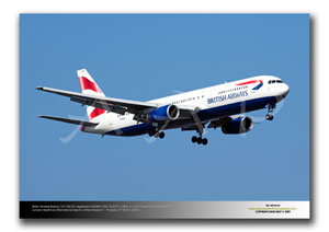 LHR-496 - British Airways Boeing 767-336 ER - G-BNWC (Msn 24335 Ln 284)