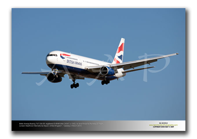 LHR-498 - British Airways Boeing 767-336 ER - G-BNWI (Msn 24341 Ln 342)