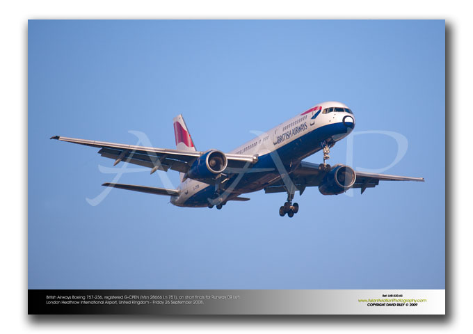 LHR-520 - British Airways Boeing 757-236 - G-CPEN (Msn 28666 Ln 751)