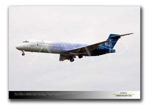 LHR-526- Blue 1 Boeing 717-23S - OH-BLM (Msn 55066 Ln 5054) 