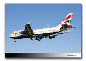 LHR-534 - British Airways Boeing 747-436 - G-CIVP (Msn 28850 Ln 1144) is wearing One World titles