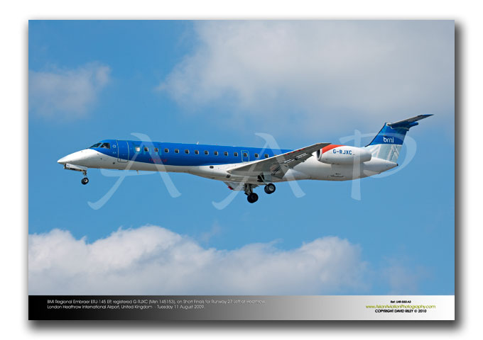LHR-550 - BMI Regional Embraer ERJ-145 EP - G-RJXC (Msn 145153)