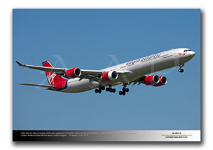 LHR-571 - Virgin Atlantic Airways Airbus Industries A340-642 - G-VFIZ (Msn 764) and named �Bubbles�