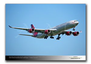 LHR-573 - Virgin Atlantic Airways Airbus Industries A340-642 - G-VSHY (Msn 383) and named �Madam Butterfly�