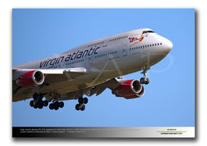 LHR-574 - Virgin Atlantic Airways Boeing 747-41R - G-VWOW (Msn 32745 Ln 1287) and named �Cosmic Girl�