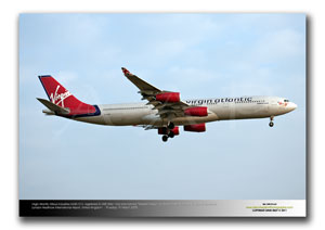 LHR-576 - Virgin Atlantic Airways Airbus Industries A340-313 - G-VAIR (Msn 164) and named �Maiden Tokyo�