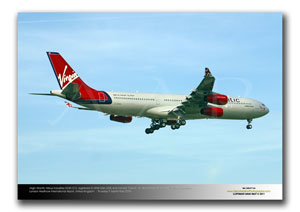 LHR-577 - Virgin Atlantic Airways Airbus Industries A340-313 - G-VFAR (Msn 225) and named �Diana�