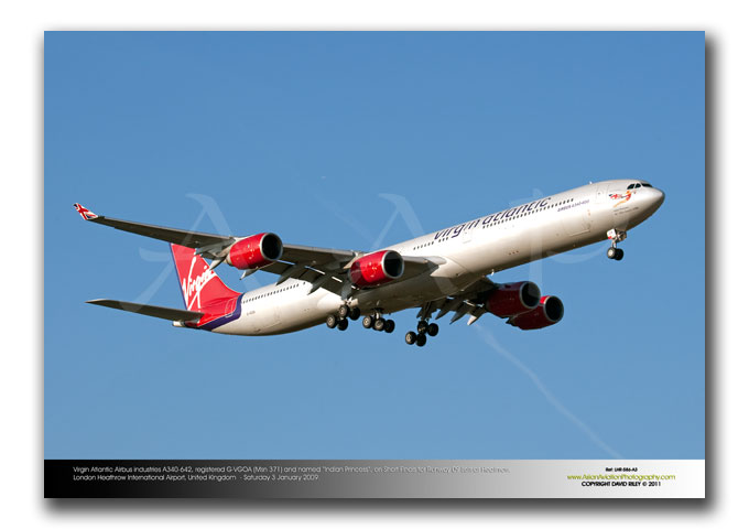 LHR-586 - Virgin Atlantic Airways Airbus Industries A340-642 - G-VGOA (Msn 371) and named �Indian Princess�,