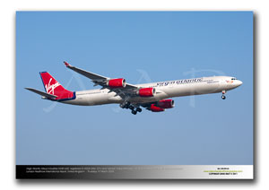 LHR-598 - Virgin Atlantic Airways Airbus Industries A340-642 -  G-VGOA (Msn 371) and named �Indian Princess�