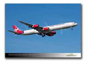 LHR-600 - Virgin Atlantic Airways Airbus Industries A340-642 - G-VEIL (Msn 575) and named �Queen of The Skies�
