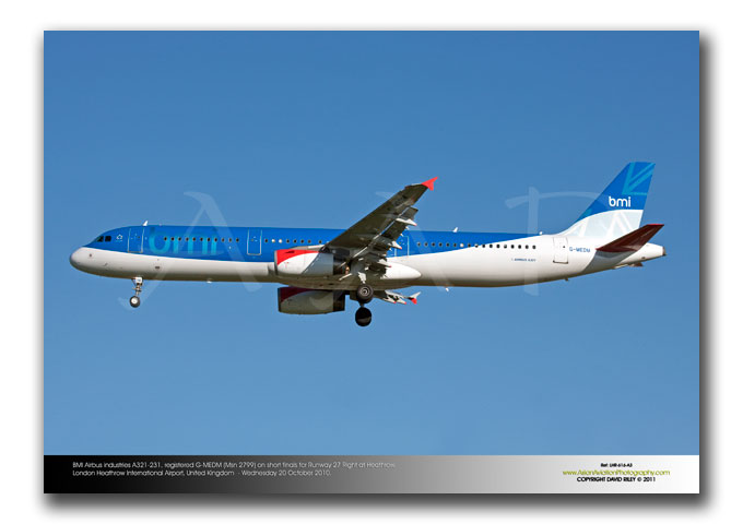 LHR-616 - BMI Airbus Industries A321-231 - G-MEDM (Msn 2799)