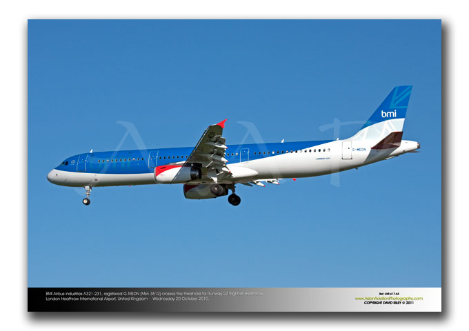 LHR-617 - BMI Airbus Industries A321-231 - G-MEDN (Msn 3512)