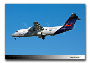 LHR-618 - Brussels Airlines BAe RJ85 - OO-DWF (Msn E3332),