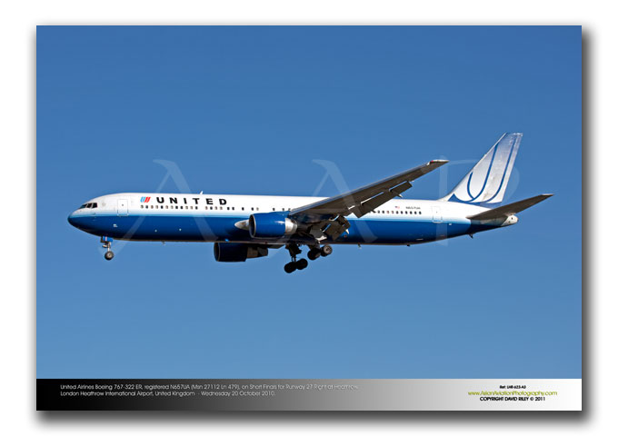 LHR-623 - United Airlines Boeing 767-322 ER - N657UA (Msn 27112 Ln 479)
