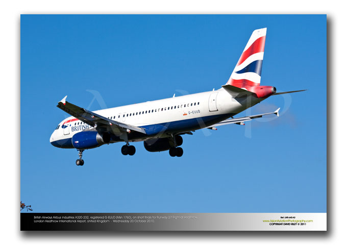 LHR-640 - British Airways Airbus Industries A320-232 - G-EUUD (Msn 1760)