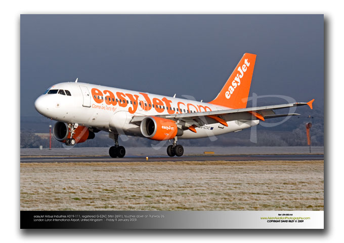 LTN-003 - easyJet Airbus Industries A319-111 - G-EZAC (Msn 2691)