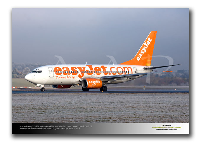 LTN-005 - easyJet Boeing 737-73V - G-EZJW (Msn 32418 Ln 1300)